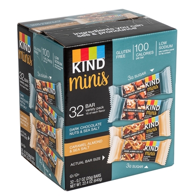 Kind Bars Mini Variety 32 Pack